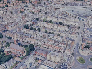 Eastbourne City, UK (2024) 3D Model