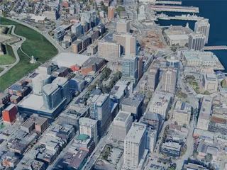 Halifax City, NS, Canada (2024) 3D Model