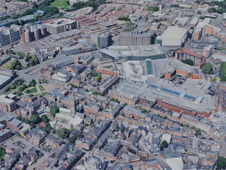 Leicester City, UK (2024) 3D Model