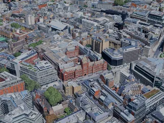 London City, UK (2024) 3D Model