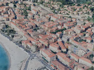 Menton City, France (2023) 3D Model