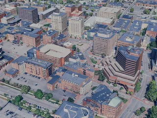 Portland City, ME, USA (2024) 3D Model