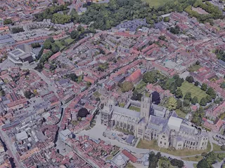 Canterbury City, UK (2022) 3D Model