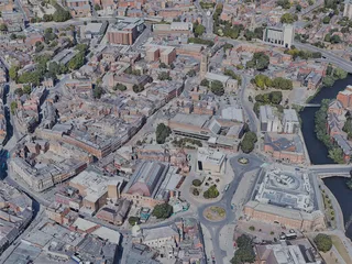 Derby City, UK (2022) 3D Model