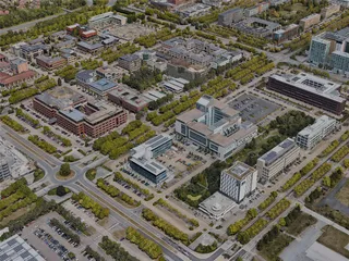 Milton Keynes City, UK (2022) 3D Model