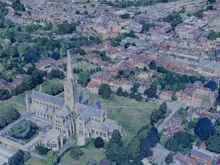 Salisbury City, UK (2024) 3D Model