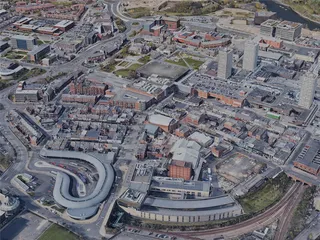 Sunderland City, UK (2022) 3D Model