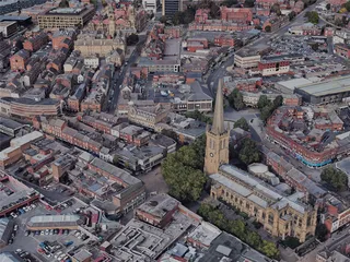 Wakefield City, UK (2023) 3D Model