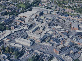 Lisburn City, UK (2024) 3D Model