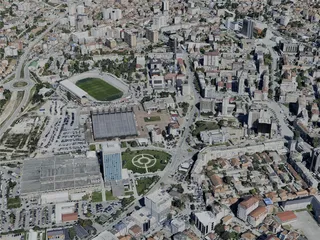 Pristina City, Kosovo (2022) 3D Model