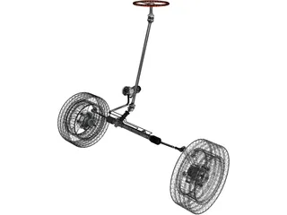 Steering System 3D Model