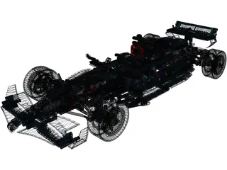 Mercedes-AMG Petronas F1 Lego 3D Model