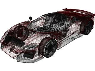 Ferrari F80 (2025) 3D Model