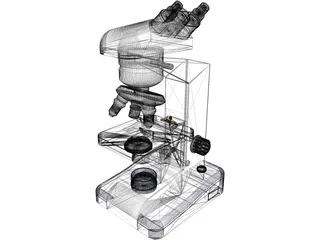 Microscope 3D Model