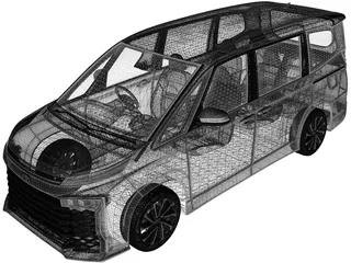 Toyota Voxy S-Z (2022) 3D Model
