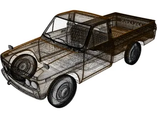 Toyota Hilux (1968) 3D Model