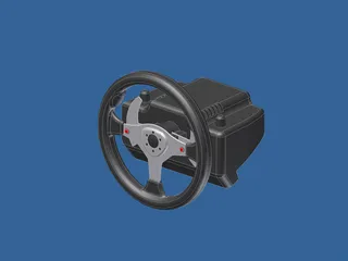 Logitech G25 Steering Wheel CAD Model - 3DCADBrowser