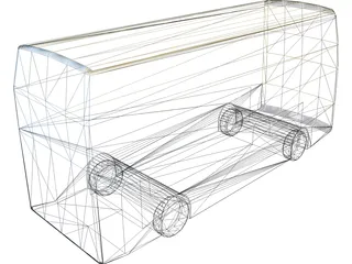 Dublin Bus 3D Model