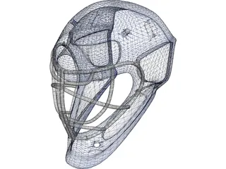 Hockey Goalie Mask 3D Model