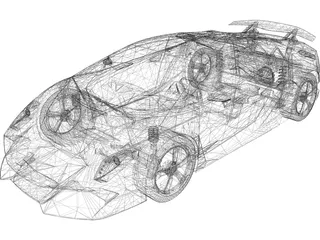 Lamborghini Sesto Elemento 3D Model - 3D CAD Browser