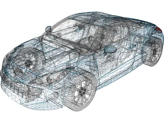 Peugeot RCZ '10, 3D CAD Model Library