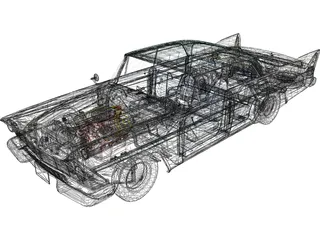 Plymouth Belvedere (1957) 3D Model