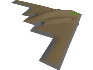 B-2 Northtrop Stealth 3D Model