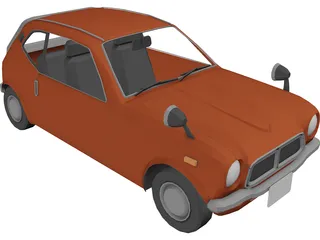 Honda N360 (1967) 3D Model