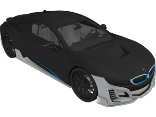 BMW i8 (2015) 3D Model