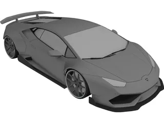 Lamborghini Huracan (2017) 3D Model