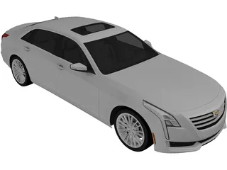 Cadillac CT6 (2016) 3D Model