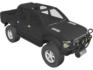 Toyota Hilux [Tuned] 3D Model