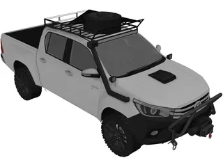 Toyota Hilux [Tuned] 3D Model