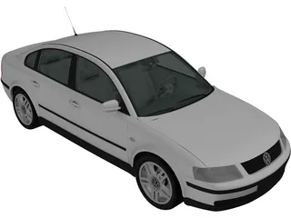 Volkswagen Passat B5 Sedan (1997) 3D Model