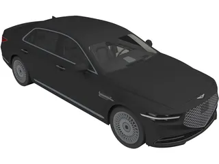 Genesis G90 (2020) 3D Model