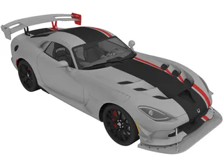 Dodge Viper ACR (2016) 3D Model