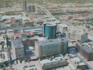 Grand Rapids City, USA (2021) 3D Model