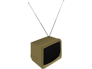Television Vintage 3D Model