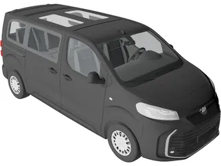 Toyota ProACE Verso Electric (2024) 3D Model