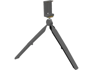 Smartphone Tripod 3D Model