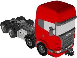 Scania 8X4 3D Model