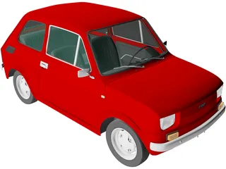 Fiat 126p (1976) 3D Model