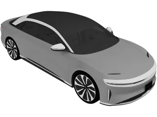 Lucid Air (2021) 3D Model