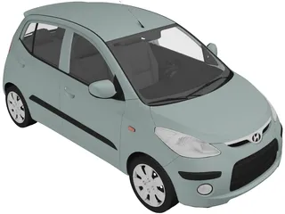 Hyundai i10 (2009) 3D Model