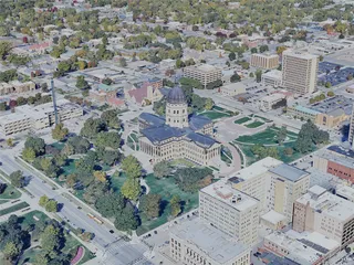 Topeka City, KS, USA (2024) 3D Model