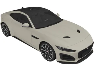 Jaguar F-Type R (2021) 3D Model