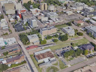 Jackson City, MS, USA (2023) 3D Model