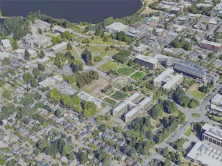 Olympia City, WA, USA (2023) 3D Model