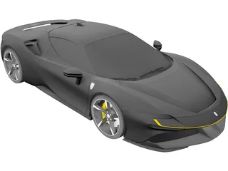 Ferrari SF90 Stradale 3D Model