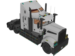 Kenworth T908 3D Model